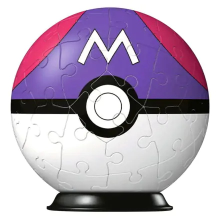 Pokémon 3D puzzle Pokébaly: Master Ball (54 dílků) termékfotója