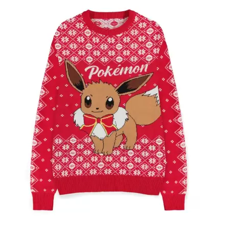 Pokémon Mikina Vánoční Svetr Eevee termékfotója