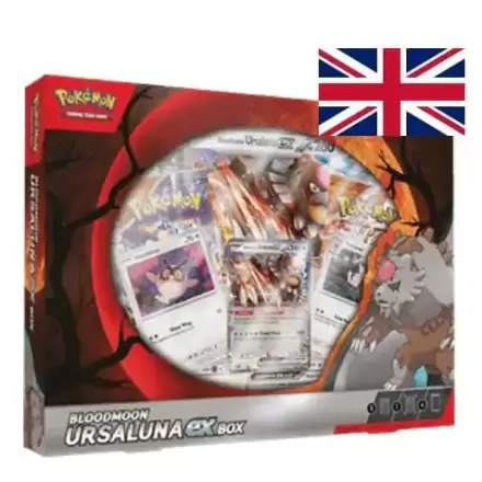 Pokémon TCG Bloodmoon Ursaluna EX Box listopad 2024 *anglická verze* termékfotója