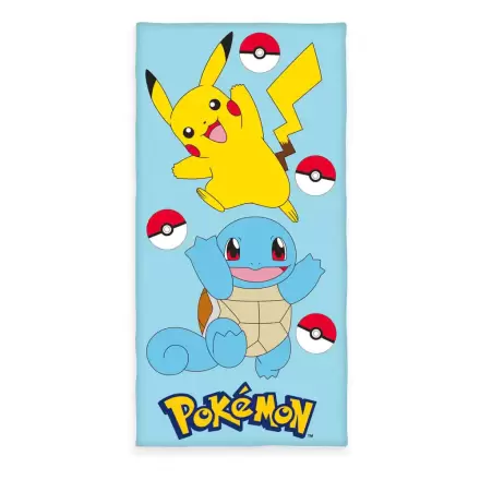 Pokemon Velurový Pikachu & Squirtle ručník 75 x 150 cm termékfotója