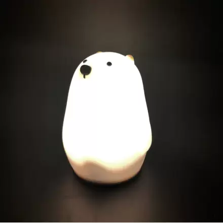 LED noční světlo Polar Bear měnící barvu fotografii produktu