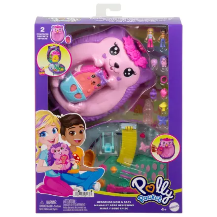 Polly Pocket Mama Hedgehog and Baby hrací sada fotografii produktu
