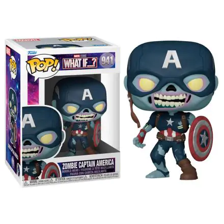 Marvel What If...? POP! TV Vinylová figurka Zombie Captain America 9 cm fotografii produktu