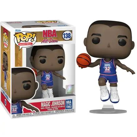 NBA Legends POP! Basketbalová Vinylová Figurka Magic Johnson (Blue All Star Uni 1991) 9 cm termékfotója