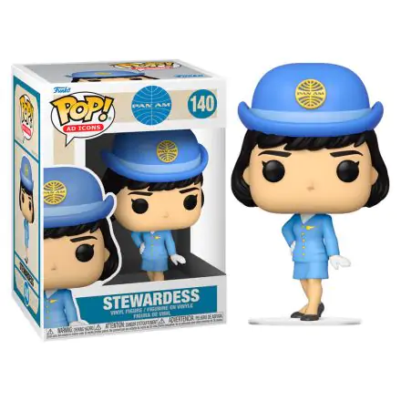 Pan Am POP! Ad Icons vinylová figurka letuška bez tašky 9 cm [POŠKOZENÝ OBAL] termékfotója