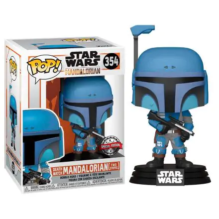 Star Wars The Mandalorian POP! TV vinylová figurka Death Watch Mandalorian (Two Stripes) 9 cm termékfotója