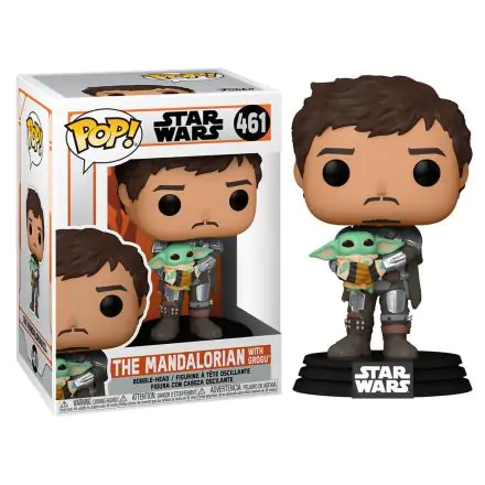 Star Wars The Mandalorian POP! TV Vinylová Figurka The Mandalorian & Grogu 9 cm termékfotója