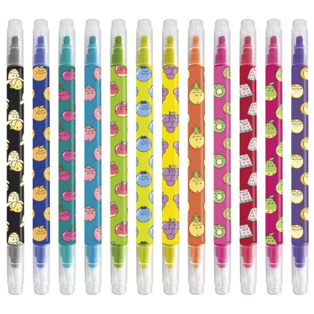 Pusheen Fruits sada 12 vymazatelných makerů fotografii produktu