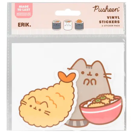 Pusheen Sushi Roll sada 2 vinylových nálepek fotografii produktu
