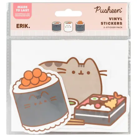 Pusheen Sushi Roll sada 2 vinylových nálepek fotografii produktu
