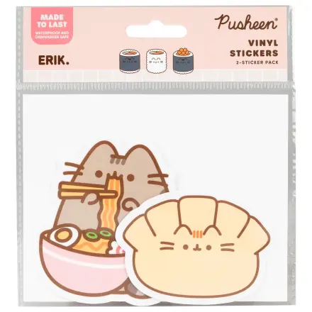 Pusheen Sushi Roll sada 2 vinylových nálepek fotografii produktu