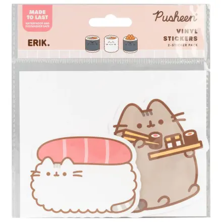 Pusheen Sushi Roll sada 2 vinylových nálepek fotografii produktu