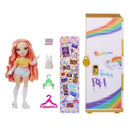 Panenka Rainbow High se skříňkou playset termékfotója