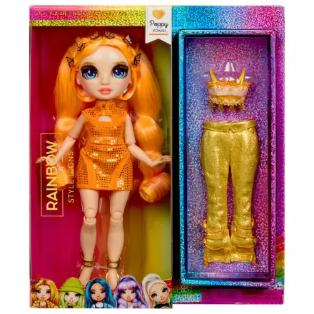Rainbow High Style Icons Fashion Dolls panenka Poppy fotografii produktu