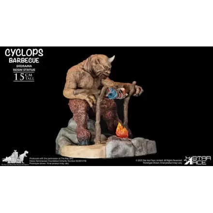 Ray Harryhausen Dioráma 1/8 Cyclops Barbecue Scéna 17 cm fotografii produktu