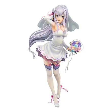 Re:ZERO -Starting Life in Another World- PVC soška 1/7 Emilia Svatba verze 25 cm termékfotója