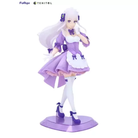 Re:ZERO Starting Life in Another World Tenitol PVC Soška služka Emilia 28 cm fotografii produktu