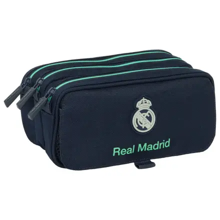 Real Madrid 2 Equipment 25/26 trojité pouzdro na tužky fotografii produktu