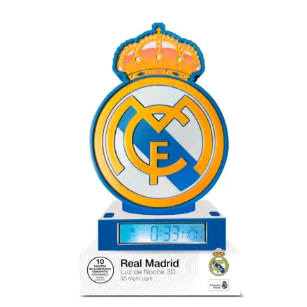 Real Madrid 3D budík s lampou fotografii produktu