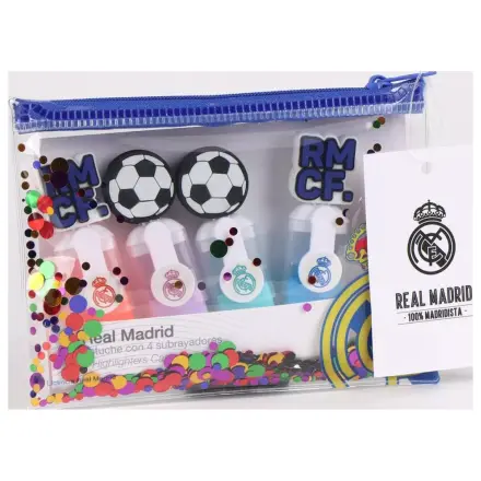 Real Madrid Ball Mini Sada zvýrazňovačů, 4 kusy fotografii produktu