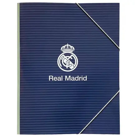 Real Madrid Blue A/4 elastická složka fotografii produktu