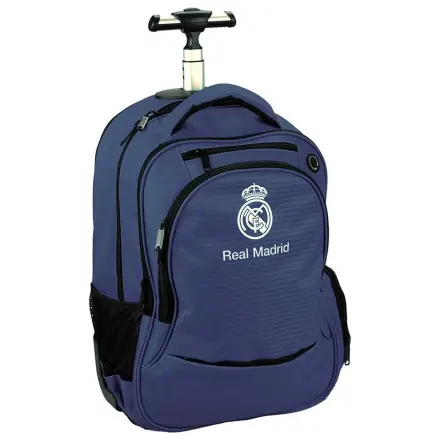 Real Madrid Modrý školní batoh na kolečkách, taška 48 cm fotografii produktu
