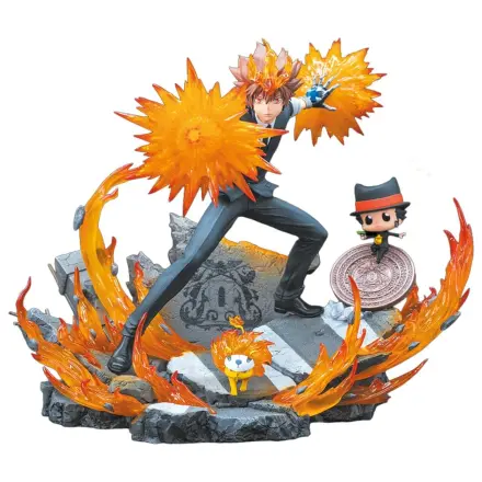 Reborn pryskyřicová socha 1/6 Tsuna, Reborn & Natsu 37 cm fotografii produktu