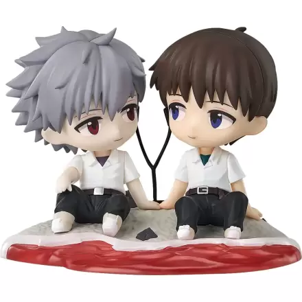 Rebuild of Evangelion Chibi figurka Shinji Ikari & Kaworu Nagisa 8 cm fotografii produktu