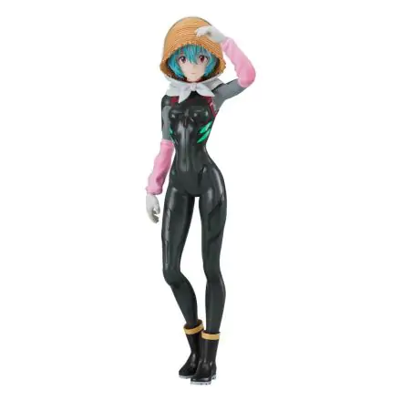 Rebuild of Evangelion Pop Up Parade PVC Socha Rei Ayanami Tentative Name Farming Ver. 17 cm fotografii produktu
