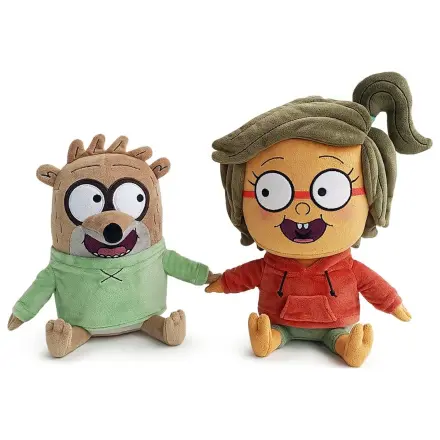 Regular Show plyšové figurky 2-balení Valentine´s Rigby & Eileen 22 cm fotografii produktu