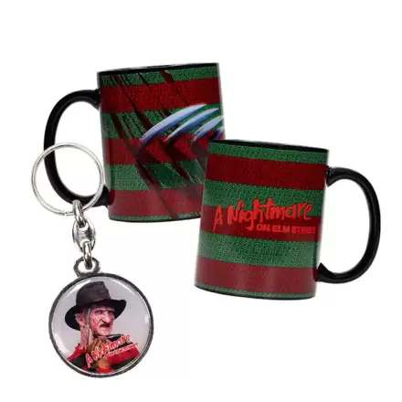 A Nightmare on Elm Street Hrnek a kovová klíčenka fotografii produktu