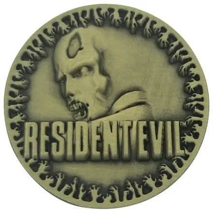 Resident Evil Sběratelská mince k 30. výročí Starožitná mosaz fotografii produktu