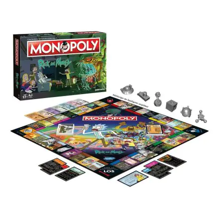 Rick and Morty Board Game Monopoly *German Version* - Desková hra termékfotója