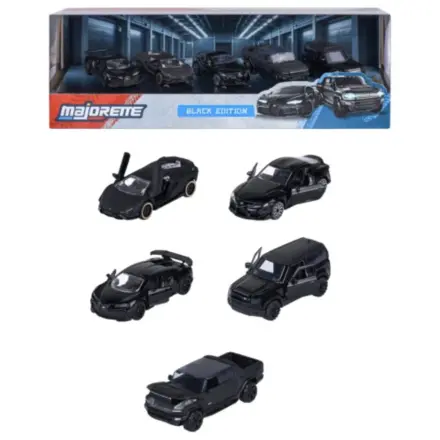 RIDE COOL Black Edition balení 5 miniaturních aut 1:64 fotografii produktu