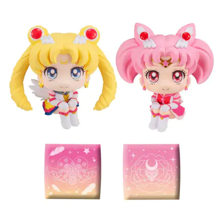Sailor Moon Cosmos The Movie Look Look Up PVC sošky Eternal Sailor Moon & Eternal Sailor Chibi Moon LTD Ver. 11 cm fotografii produktu