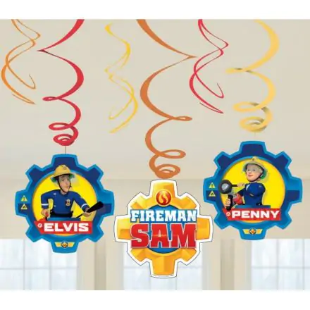 Fireman Sam stuha sada dekorací 6 kusů fotografii produktu