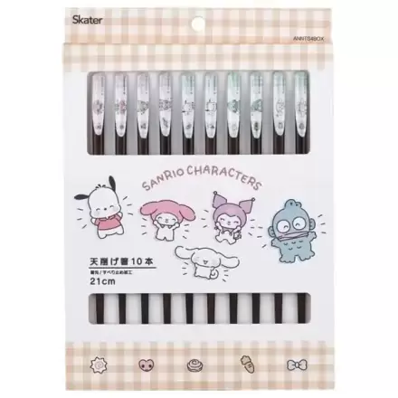 Sanrio Chopsticks 10-Pack Postavičky - 10 párů hůlek fotografii produktu