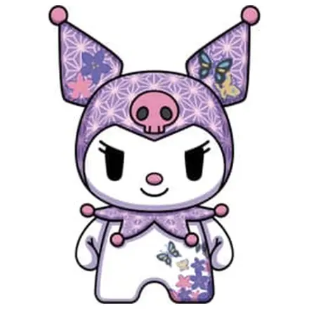 Sanrio DZNR plyšová figurka Kuromi Asanoha Edition 18 cm fotografii produktu