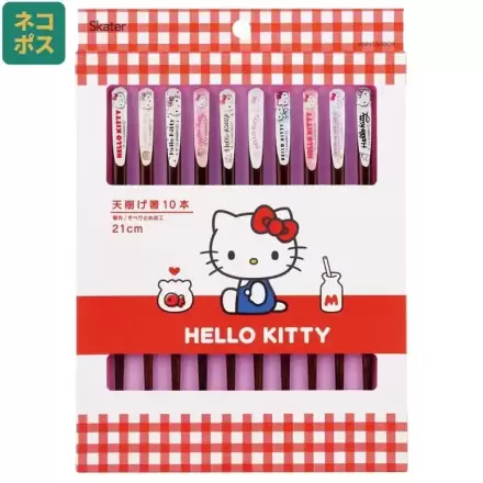 Sanrio jídelní hůlky 10-Pack Hello Kitty fotografii produktu