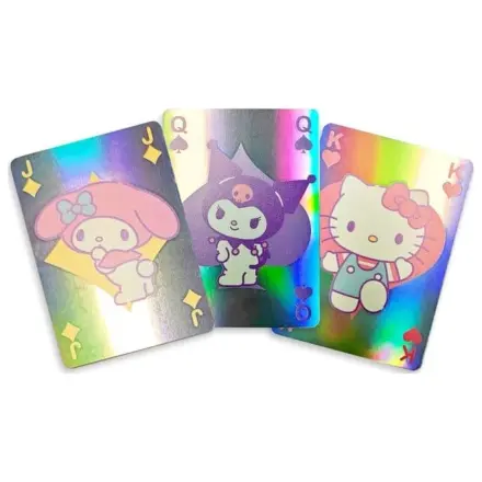 Sanrio hrací karty Hello Kitty & Friends Cupcake French-suited Deck Holographic fotografii produktu