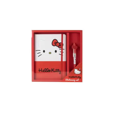 Sanrio Notebook with Pen Gift Set Hello Kitty – Dárková sada zápisníku s perem fotografii produktu