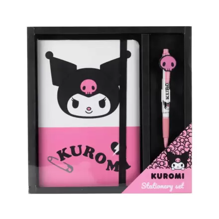 Sanrio Notebook with Pen Gift Set Kuromi – dárková sada s notesem a perem fotografii produktu