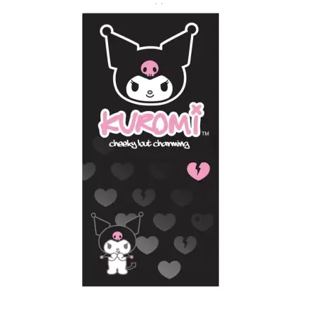 Sanrio Kuromi mikrovláknová plážová osuška termékfotója