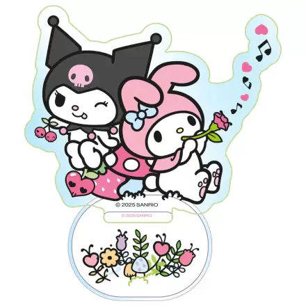 Sanrio akrylový stojan Kuromi & My Melody Holographic 6 cm fotografii produktu