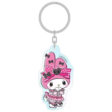 Sanrio Pink Black Party Series Akrylová klíčenka My Melody 7 cm fotografii produktu