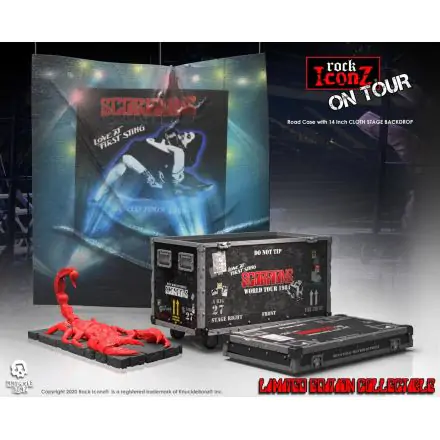 Scorpions Rock Ikonz On Tour World Tour 1984 Road Case Statue + Pozadí scény fotografii produktu