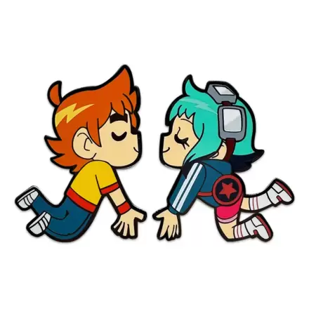 Scott Pilgrim Pin Badge Scott & Ramona Kissing 5 cm fotografii produktu