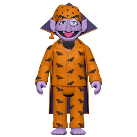 Akční figurka Sesame Street ReAction Wave 06 Count Von Count (PJs) 10 cm fotografii produktu