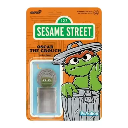 Sesame Street ReAction Akční figurka Vlna 02 Oscar the Grouch 10 cm termékfotója