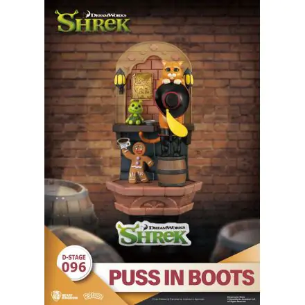 Shrek D-Stage PVC Diorama Kocour v botách 15 cm fotografii produktu